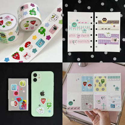 [BIT BY BIT] Cute Eyes Kiss Cut Tape