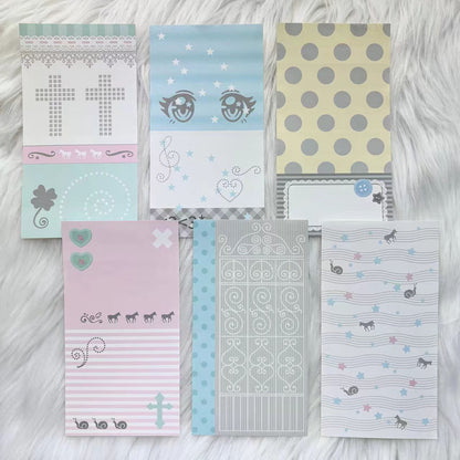 [BIT BY BIT] Pastel Long Paper Sticker Pack