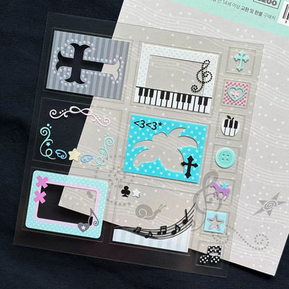 [BIT BY BIT] Pastel Frame Sticker