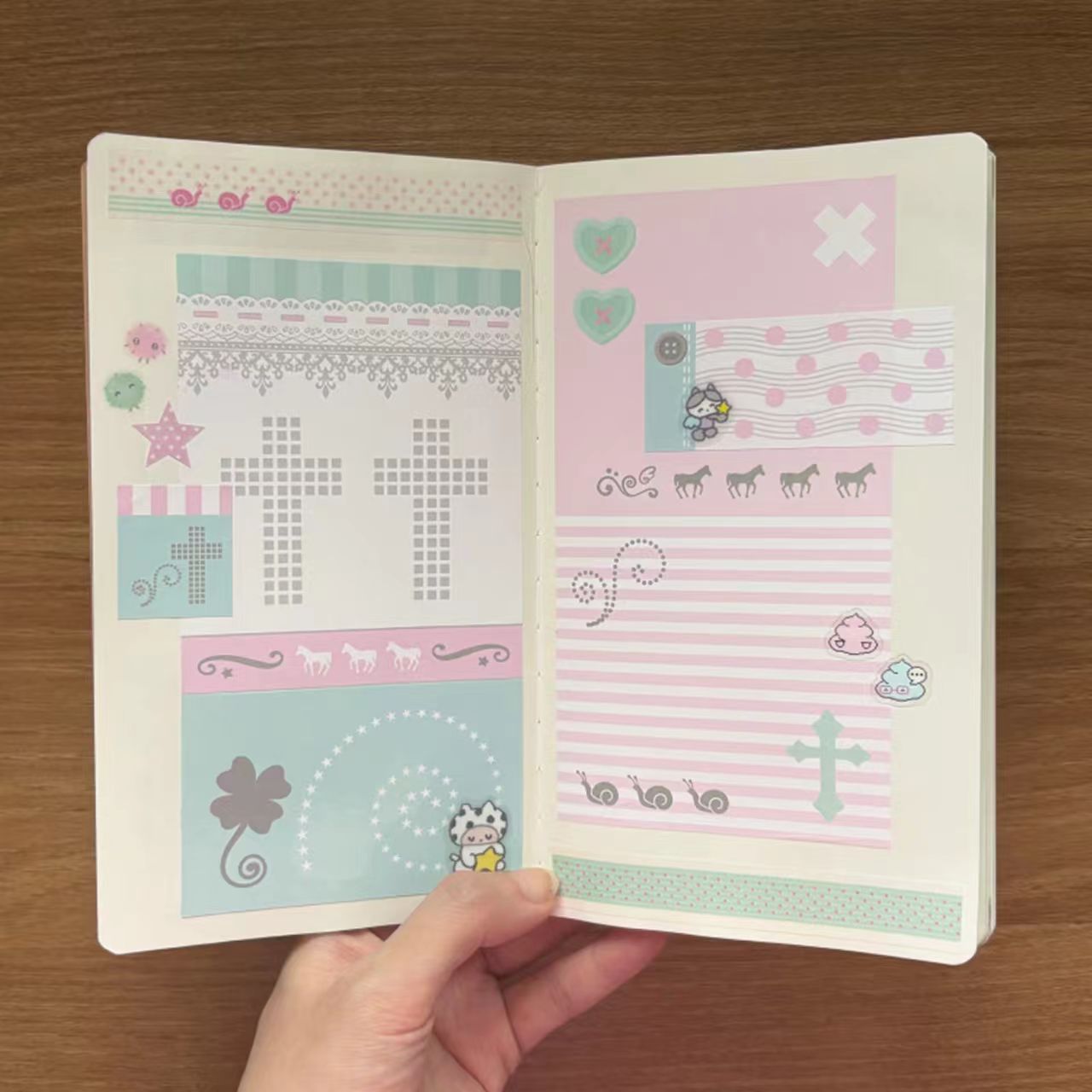 [BIT BY BIT] Pastel Long Paper Sticker Pack