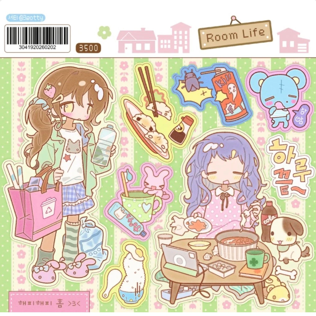 [3eotty] Room Life Sticker