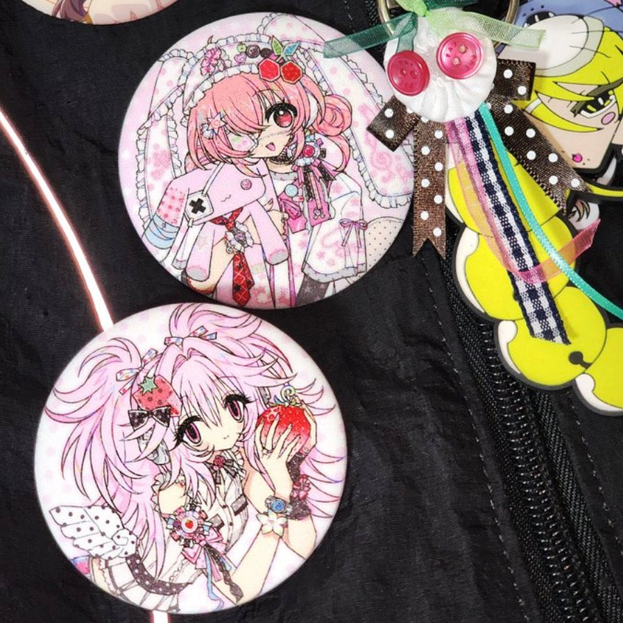[Aranotchi] Petit Berry Pin Button