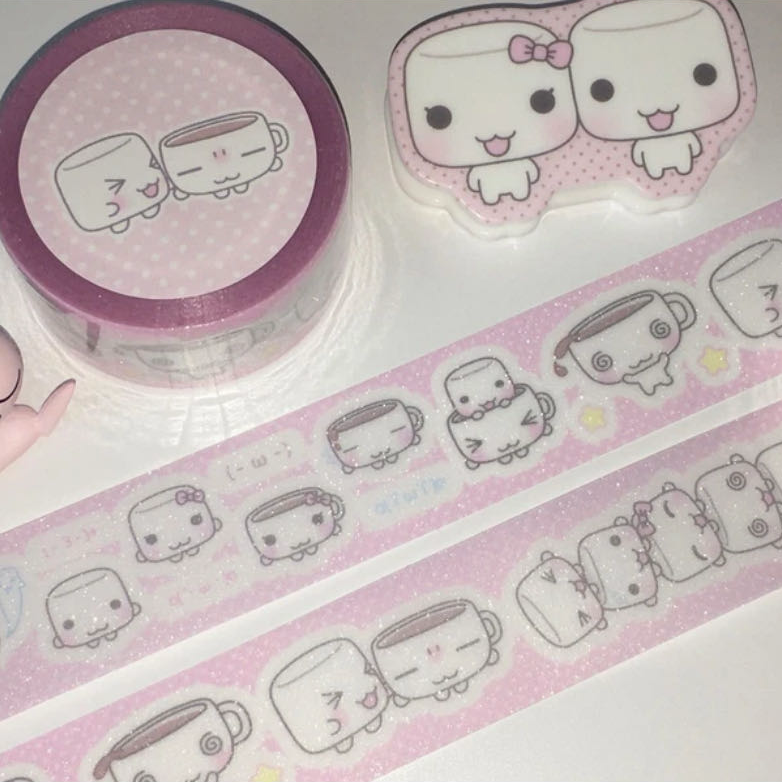 [Wansoclub] Cocoa Marshmallow Kiss Cut Tape