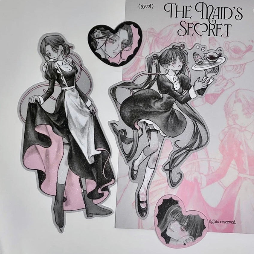 [Dawnitive] The Maid's Secret Die Cut Sticker Pack