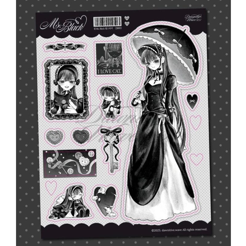 [Dawnitive] Ms. Black Sticker