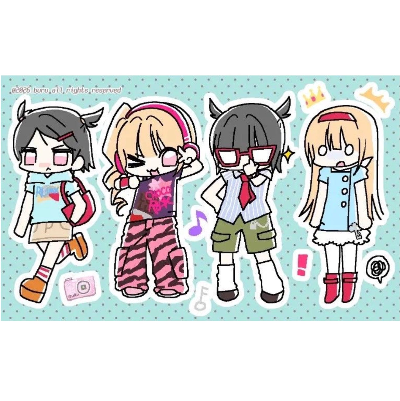 [Buru] OOTD Sticker