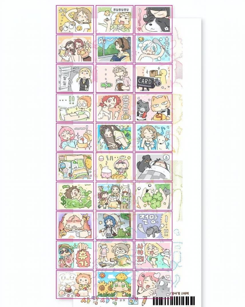 [Zzpencil] Daily Sticker