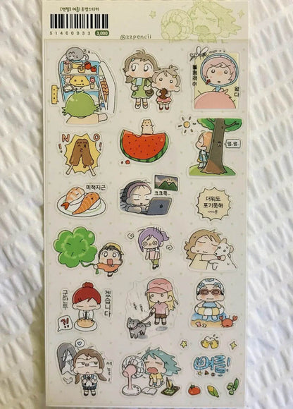 [Zzpencil] Summer Sticker