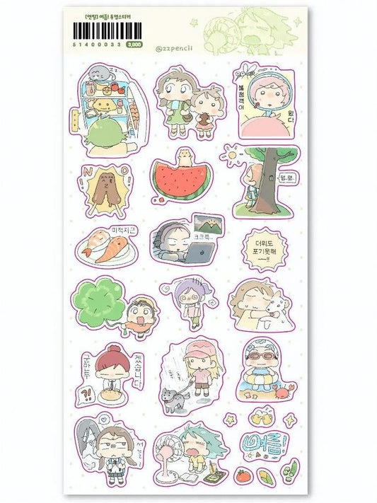 [Zzpencil] Summer Sticker
