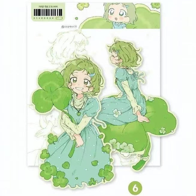 [Zzpencil] Lucky Die Cut Sticker Pack