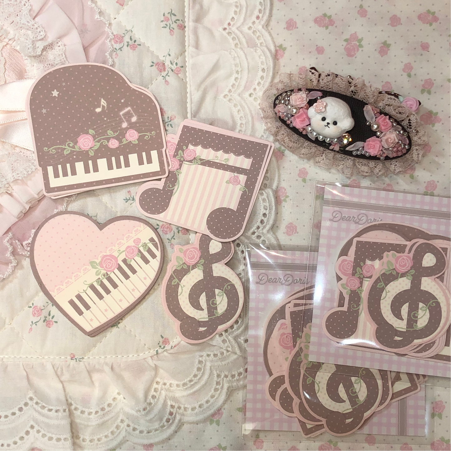 [Dear Doris] Piano Memo Pack 20p
