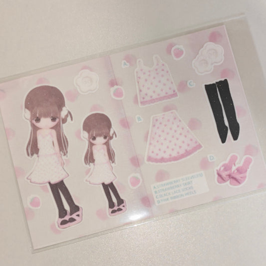 [Coraltree] Strawberry Outfit Sticker