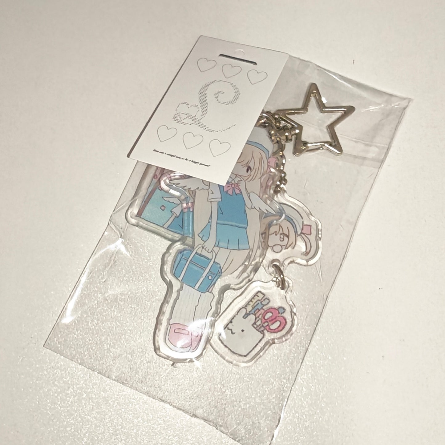 [Cat Cookies] Sakura Keychain & Clip