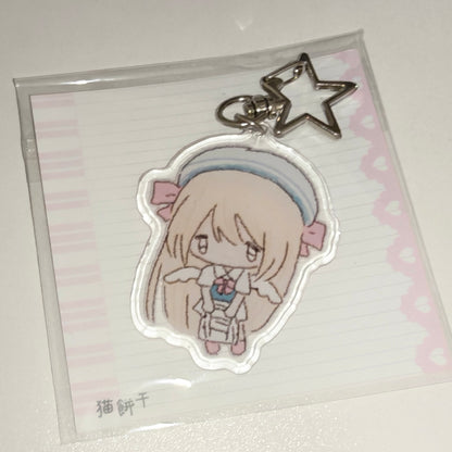 [Cat Cookies] Sakura Keychain & Clip