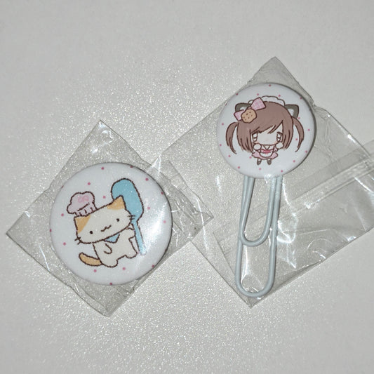 [Cat Cookies] Cat Pin Button Set
