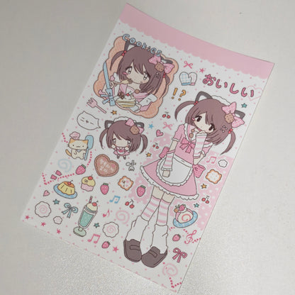 [Cat Cookies] Sticker Sheet