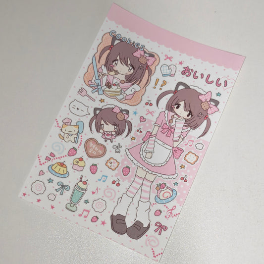 [Cat Cookies] Sticker Sheet