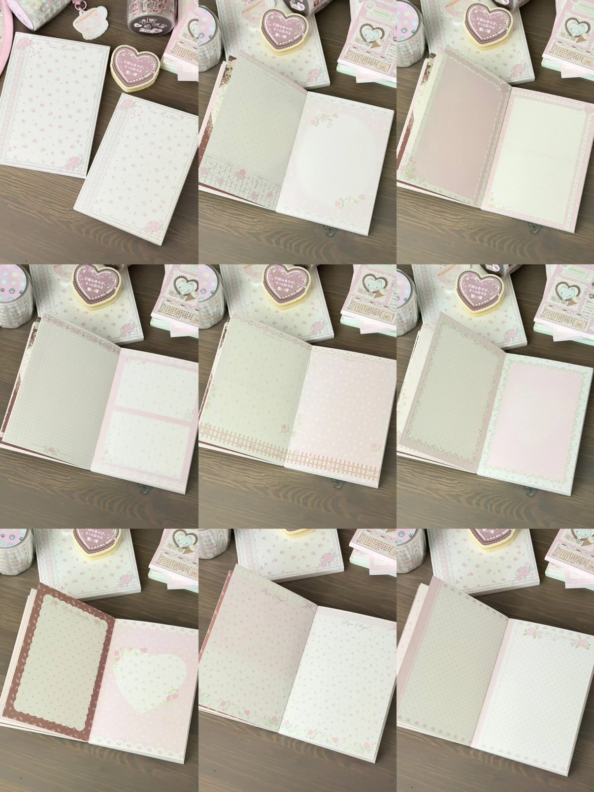 A6 Rose Notebook 14x10cm 96p
