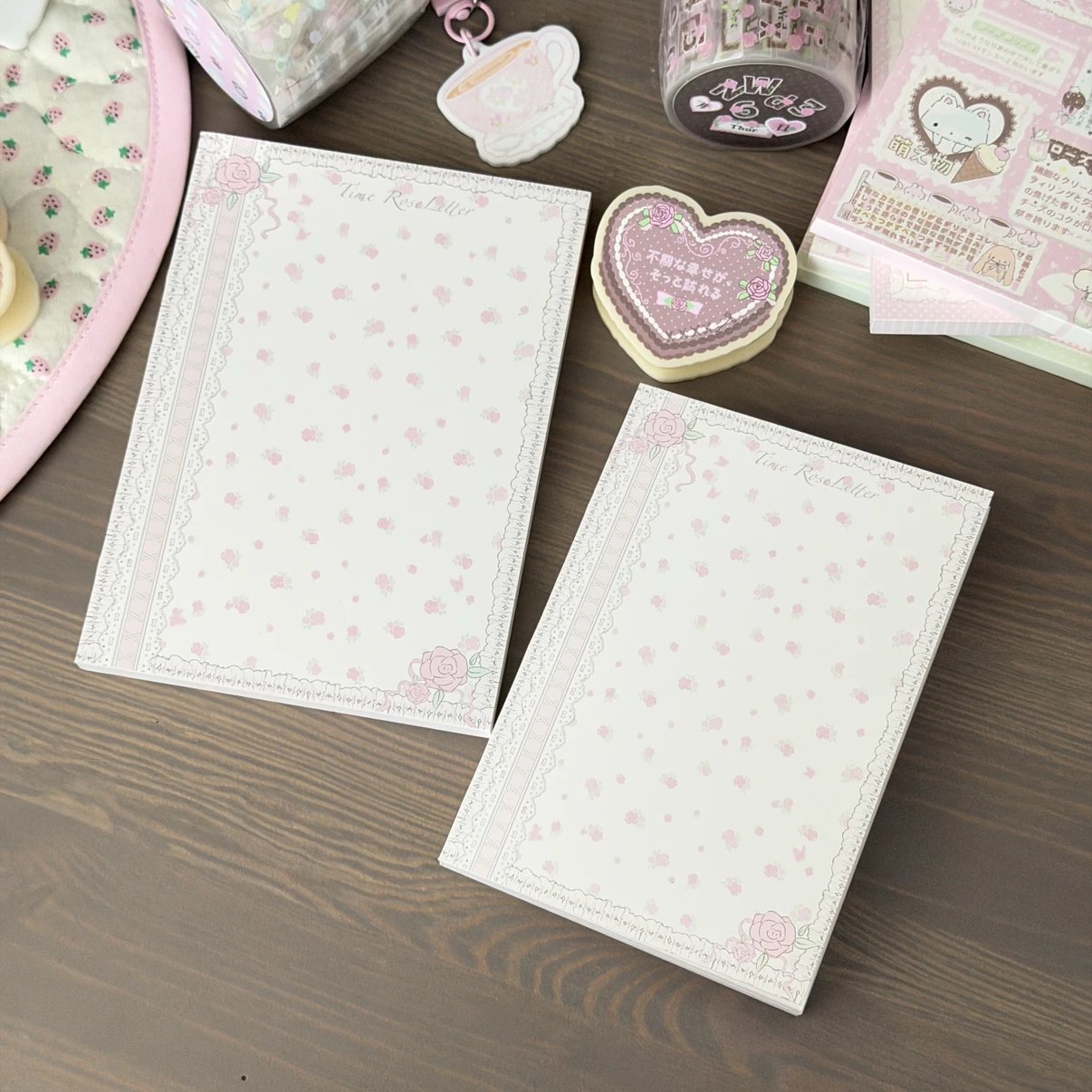 A6 Rose Notebook 14x10cm 96p