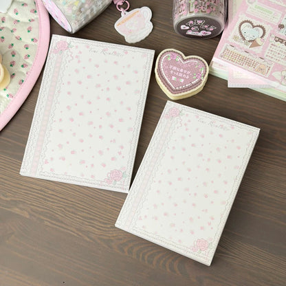 A6 Rose Notebook 14x10cm 96p