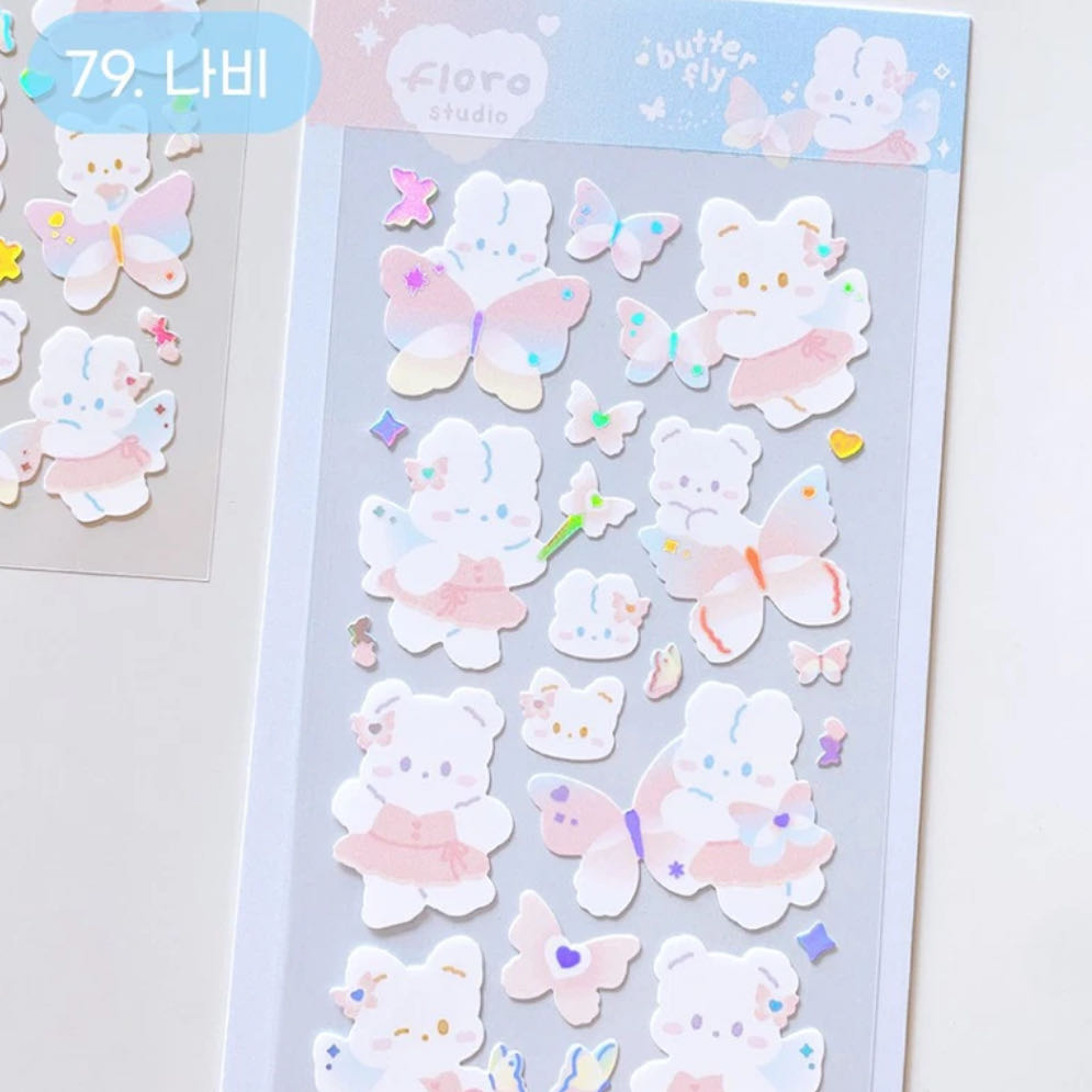 Floro Studio Butterfly Deco Sticker
