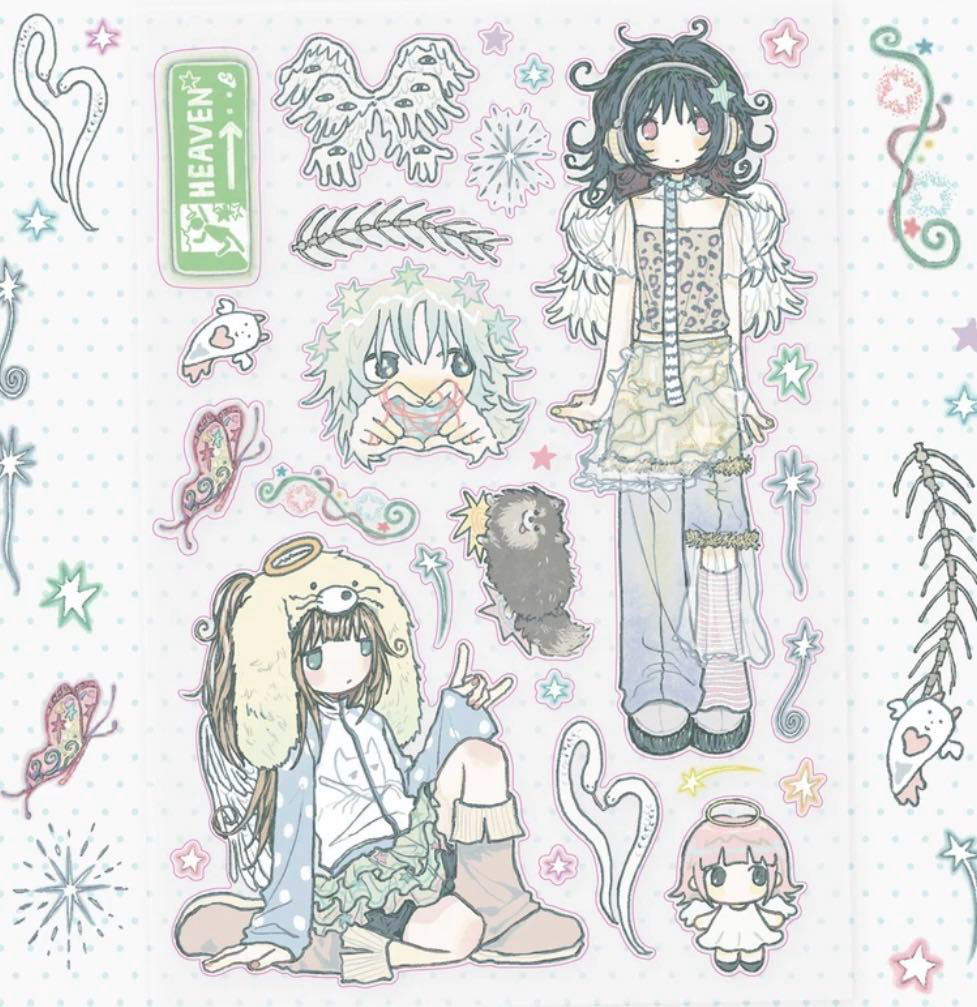 [Amustew] Angel Girl Sticker