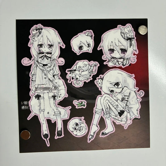 [Shuqima] Girl In Park Sticker #2