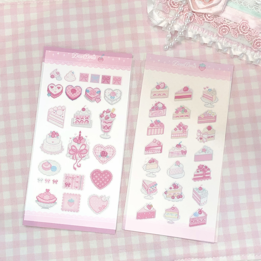 [Dear Doris] Pixel Cake Sticker