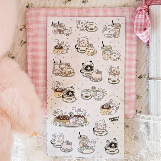 Pangsuni Factory Coffee Dessert Sticker