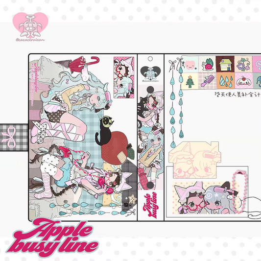 [Cacacerulean] AppleBusyline A6 Binder
