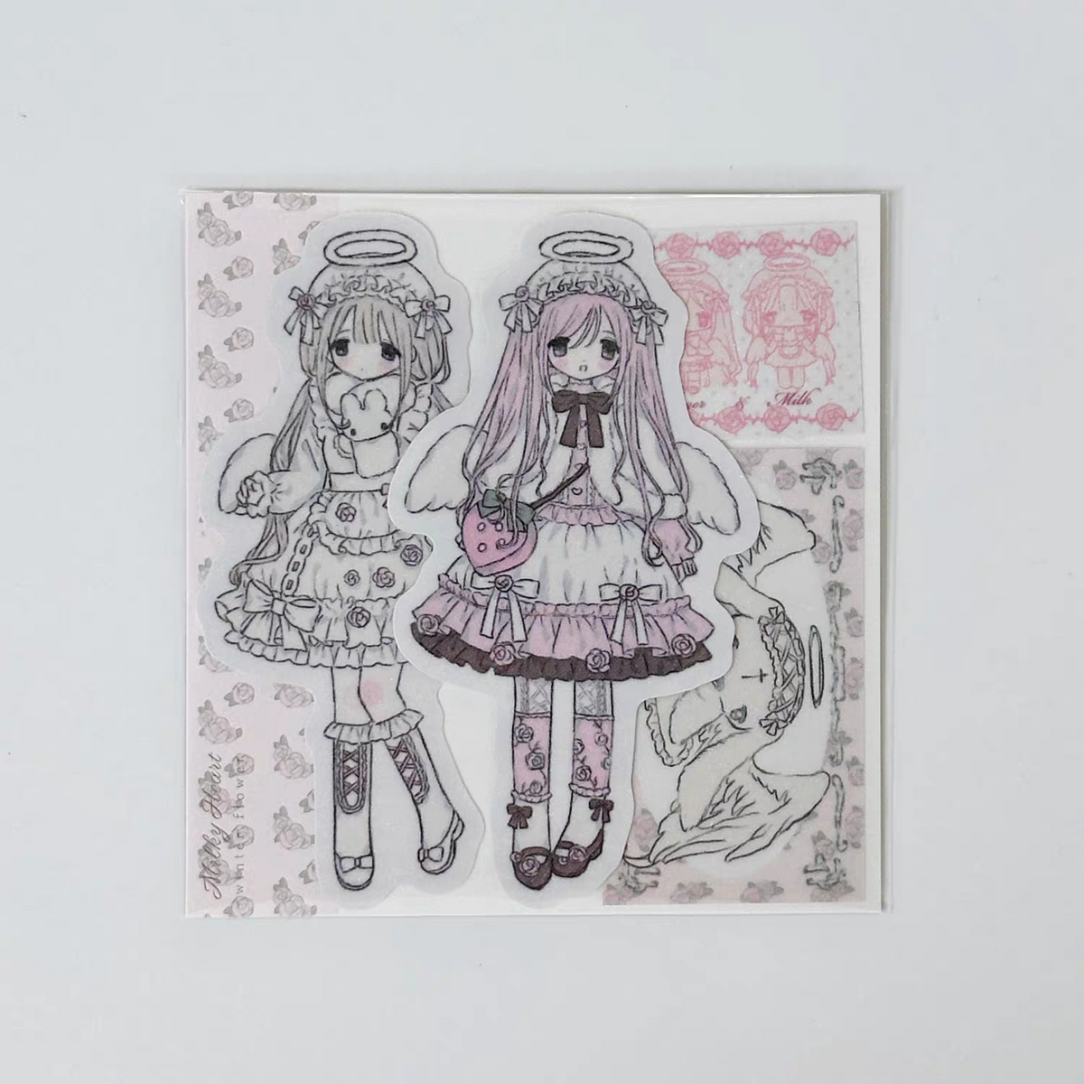 [Milky Heart] Doll Die Cut Sticker Pack