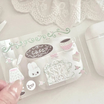 [Eat This Bunny] Bunny Cafe Transfer Sticker