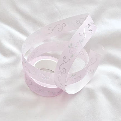 [Eat This Bunny] Rose Silver Masking Tape