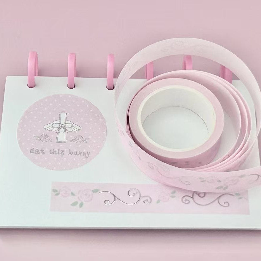 [Eat This Bunny] Rose Silver Masking Tape
