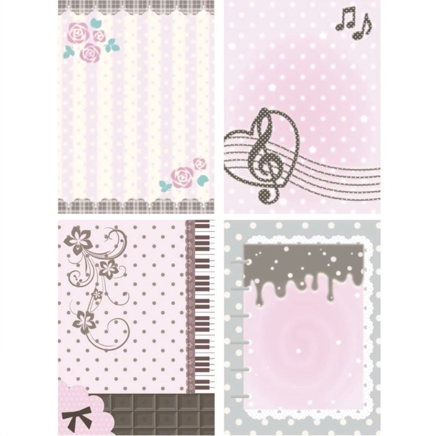 [s29umm] Strawberry Chocolate Memo Sticker Pack 8*11cm