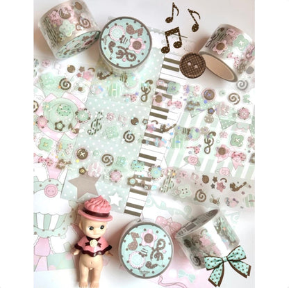 [Seolkee] Dot Mint Chocolate Kiss Cut Tape