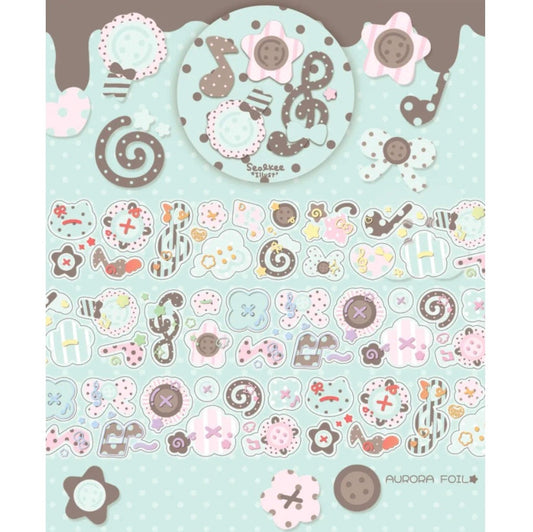 [Seolkee] Dot Mint Chocolate Kiss Cut Tape
