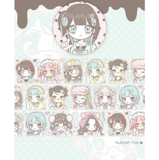 [Seolkee] Dot Mint Girl Kiss Cut Tape