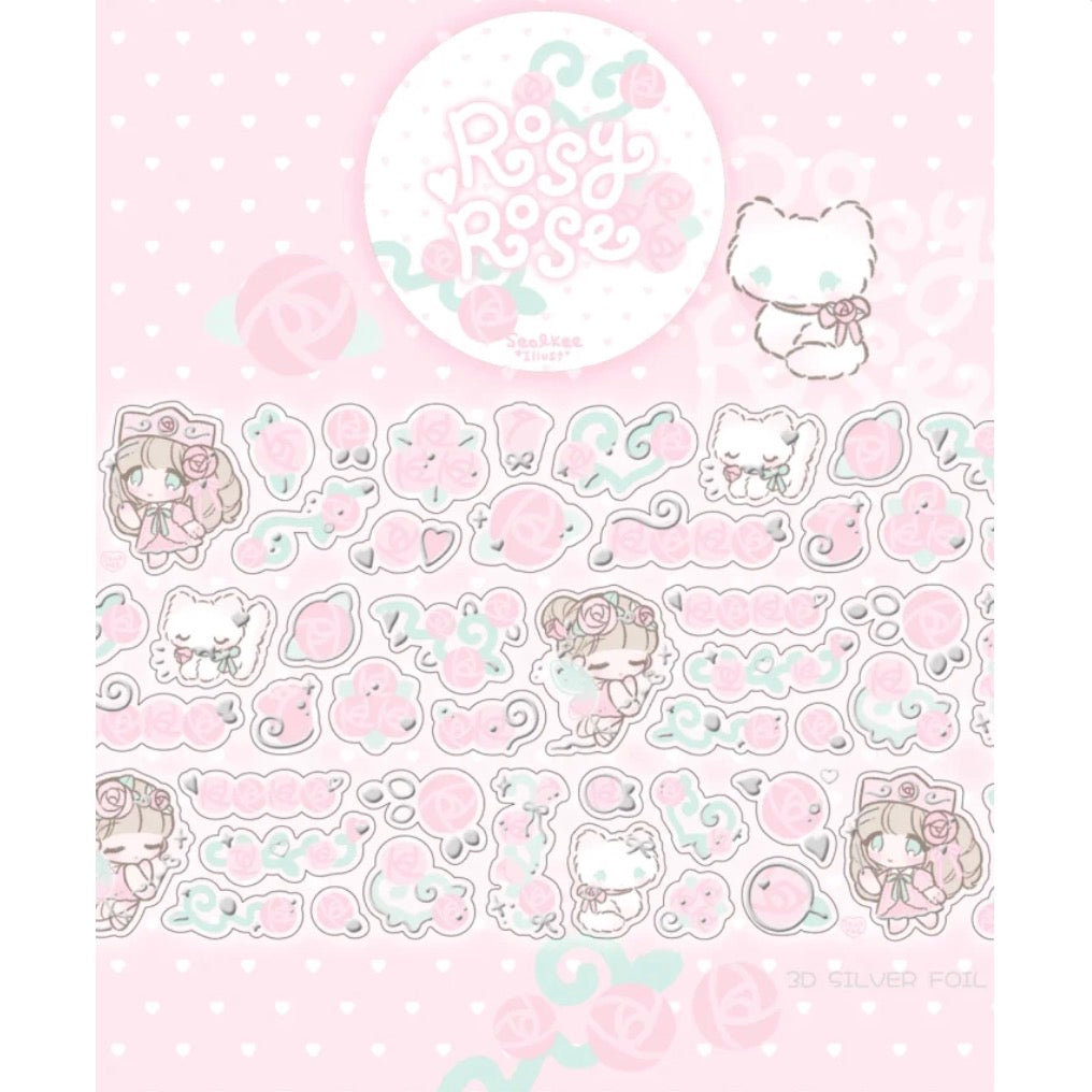 [Seolkee] Rosy Rose Kiss Cut Tape