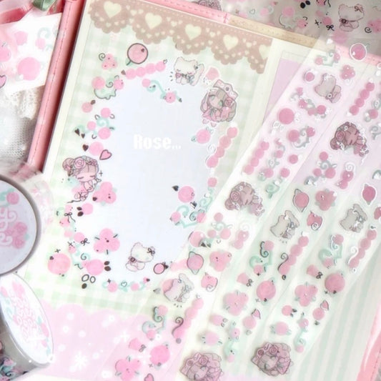 [Seolkee] Rosy Rose Kiss Cut Tape