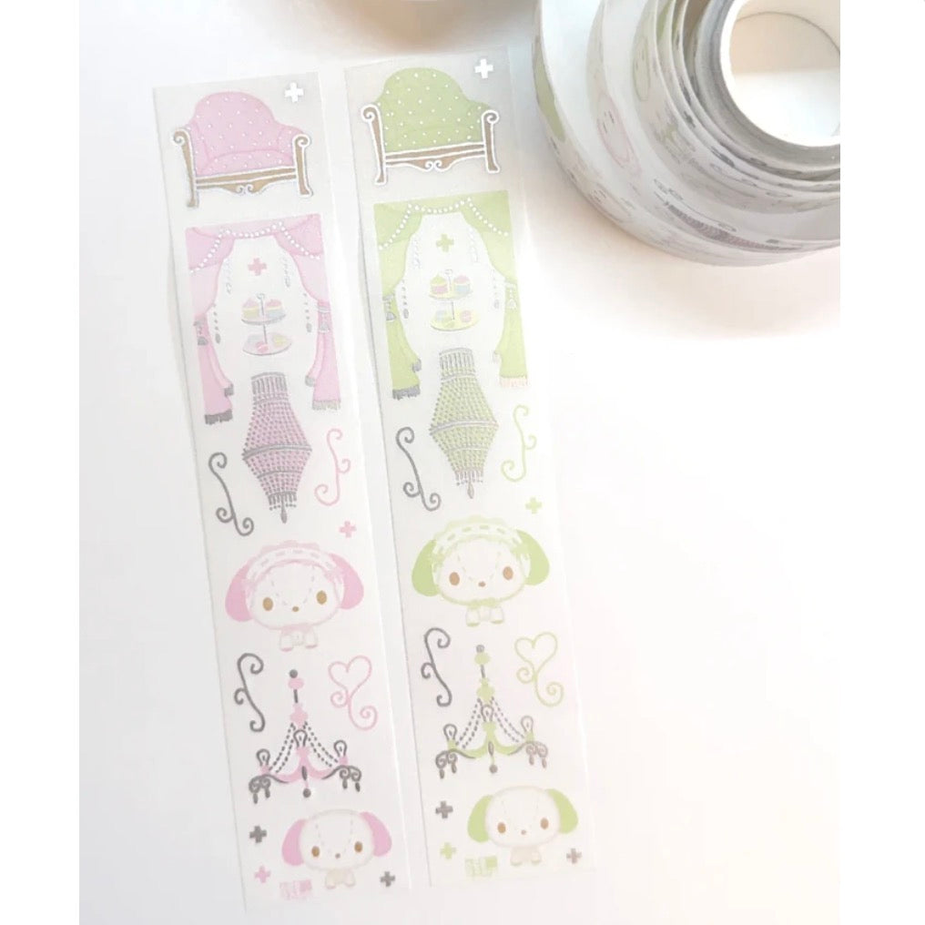 [Slow Stuff] Puppy Living Room Kiss Cut Tape