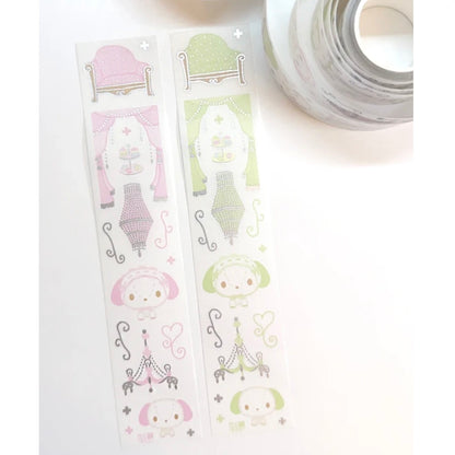 [Slow Stuff] Puppy Living Room Kiss Cut Tape
