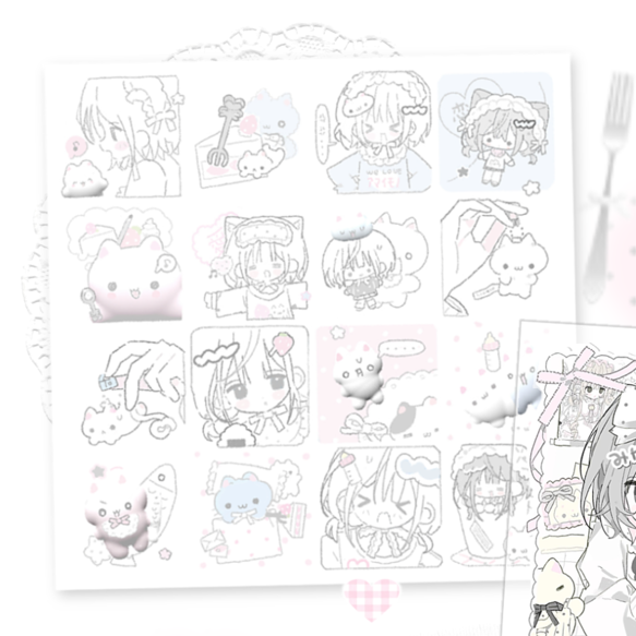 Six9w Candy Cafe Sticker