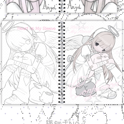 [Cat Cookies] A6/A5 Sticker Collect Book 40p