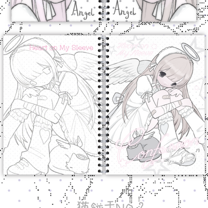 [Cat Cookies] A6/A5 Sticker Collect Book 40p