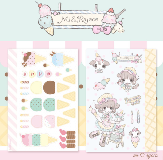 Miryoco Ice Cream Collaboration Sticker