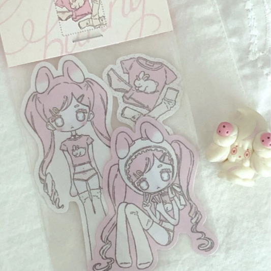 Yeonpopo Pantii Bunny Sticker