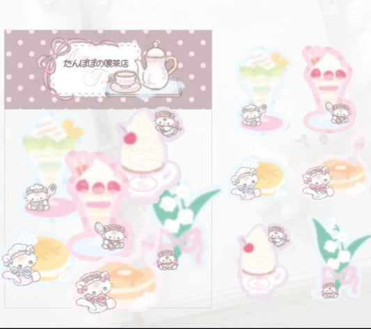 Tanpopo Dessert Kitty Sticker
