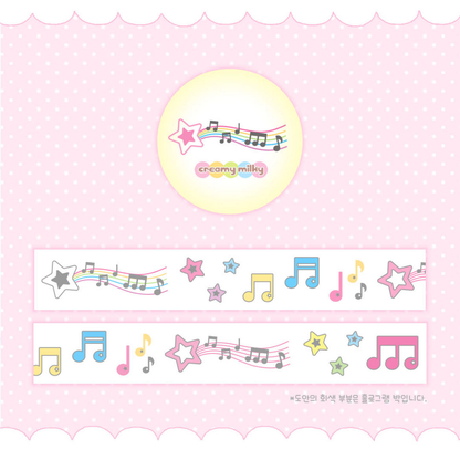 Creamy Milky Milky Melody Kiss Cut Tape