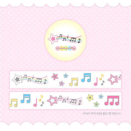 Creamy Milky Milky Melody Kiss Cut Tape